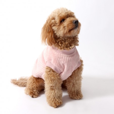 Frank Barker by Splosh Velvet Lined Pink Corduroy Dog Coat | Three Sizes